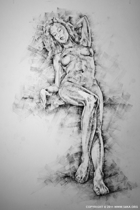 Page 26 01 by 54ka :: SketchBook Page 26 :: view all figure drawing charcoal art  :: Figure Drawing Female Image charcoal Body Sketch study Pose pencil Human Body