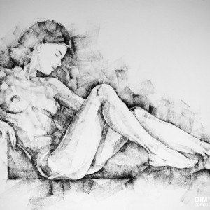 SketchBook Page 42 – Drawing girl sitting pose