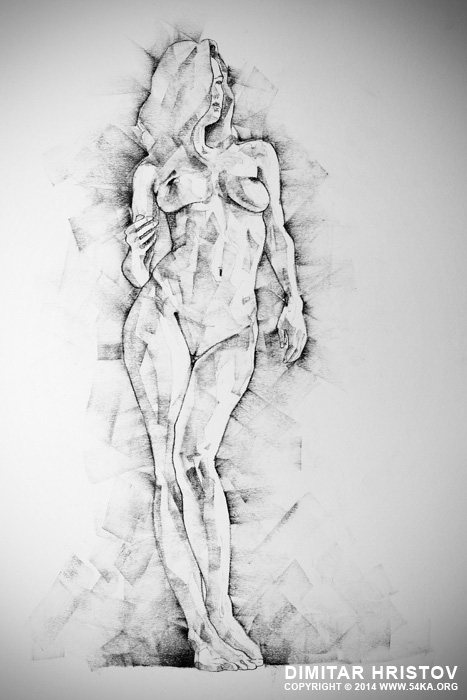 sketchbook page 43 standing figure of a woman 01 by 54ka :: SketchBook Page 43   Drawing of Standing Figure of a Woman :: view all figure drawing charcoal art  :: Figure Drawing Female Image charcoal Body Sketch study Pose pencil Human Body