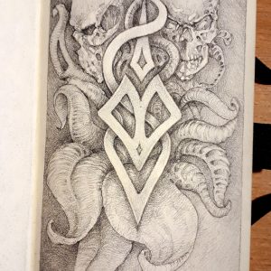 Skull tattoo designs – sketch drawing