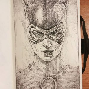 Catwoman – Sketchbook drawing