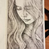 Girl Sketchbook Portrait