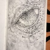 Dragon eye – Sketchbook Drawing