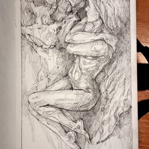 Quick sketch fantasy art – Sketchbook drawing